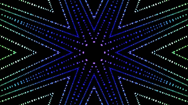 Abstrakter Hintergrund Kaleidoskopisch Verschwommener Lichter — Stockfoto