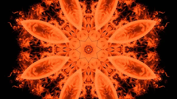 Abstrakter Kaleidoskopischer Brandhintergrund — Stockfoto