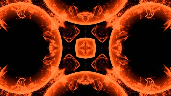 Абстрактний Калейдоскопічний Вогняний Фон — стокове фото