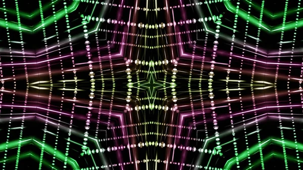 Abstracte Achtergrond Van Caleidoscopische Wazig Lights — Stockfoto