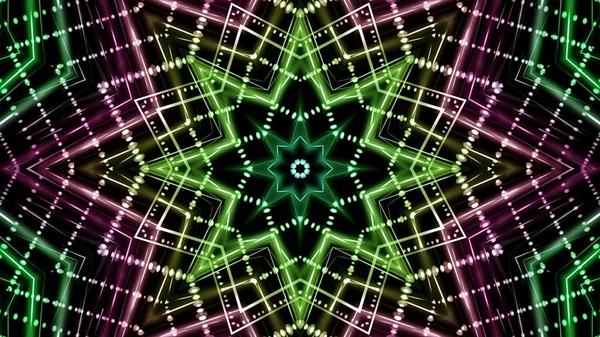 Abstract Background Kaleidoscopic Blurred Lights — Stock Photo, Image