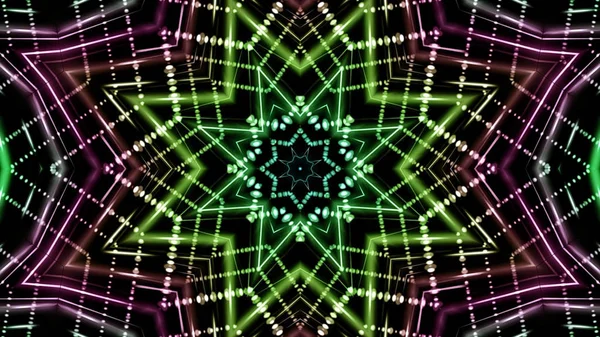 Abstrakter Hintergrund Kaleidoskopisch Verschwommener Lichter — Stockfoto