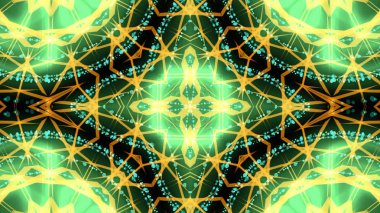 Otantik yeşil ve sarı sürekli değişen parti arka plan ışıklar