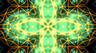 Otantik yeşil ve sarı sürekli değişen parti arka plan ışıklar