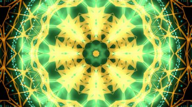 Otantik yeşil ve sarı sürekli değişen parti arka plan ışıklar