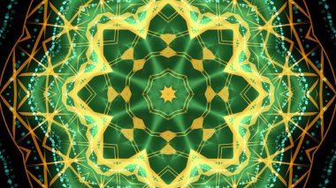 Otantik yeşil ve sarı sürekli değişen parti arka plan ışıklar