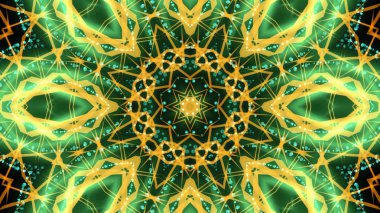 Otantik yeşil ve sarı sürekli değişen parti arka plan ışıklar