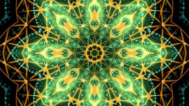 Otantik yeşil ve sarı sürekli değişen parti arka plan ışıklar