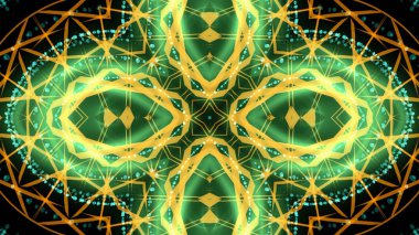 Otantik yeşil ve sarı sürekli değişen parti arka plan ışıklar