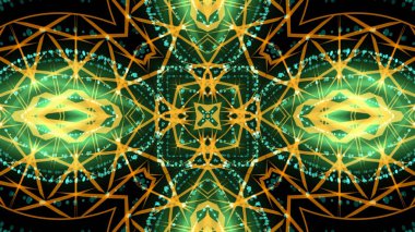 Otantik yeşil ve sarı sürekli değişen parti arka plan ışıklar