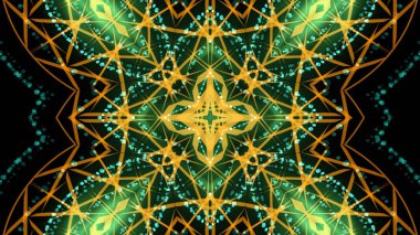 Otantik yeşil ve sarı sürekli değişen parti arka plan ışıklar