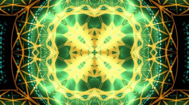 Otantik yeşil ve sarı sürekli değişen parti arka plan ışıklar