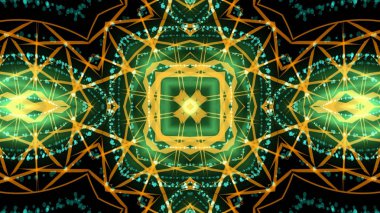 Otantik yeşil ve sarı sürekli değişen parti arka plan ışıklar