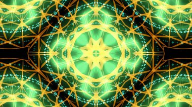 Otantik yeşil ve sarı sürekli değişen parti arka plan ışıklar