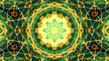 Otantik yeşil ve sarı sürekli değişen parti arka plan ışıklar