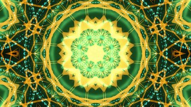 Otantik yeşil ve sarı sürekli değişen parti arka plan ışıklar