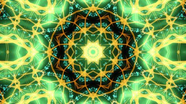 Otantik yeşil ve sarı sürekli değişen parti arka plan ışıklar