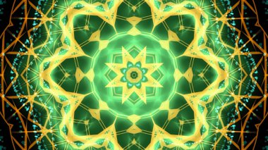 Otantik yeşil ve sarı sürekli değişen parti arka plan ışıklar