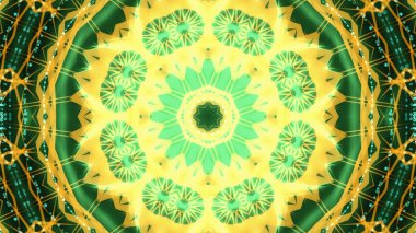 Otantik yeşil ve sarı sürekli değişen parti arka plan ışıklar