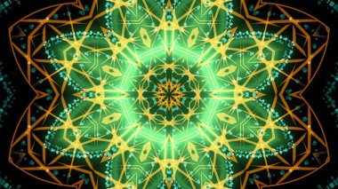 Otantik yeşil ve sarı sürekli değişen parti arka plan ışıklar