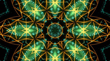 Otantik yeşil ve sarı sürekli değişen parti arka plan ışıklar