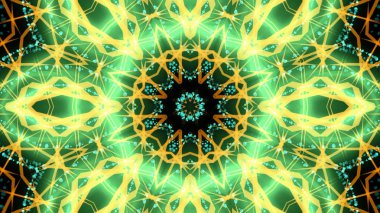 Otantik yeşil ve sarı sürekli değişen parti arka plan ışıklar