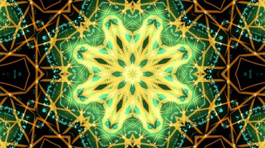 Otantik yeşil ve sarı sürekli değişen parti arka plan ışıklar