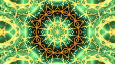 Otantik yeşil ve sarı sürekli değişen parti arka plan ışıklar