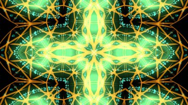 Otantik yeşil ve sarı sürekli değişen parti arka plan ışıklar