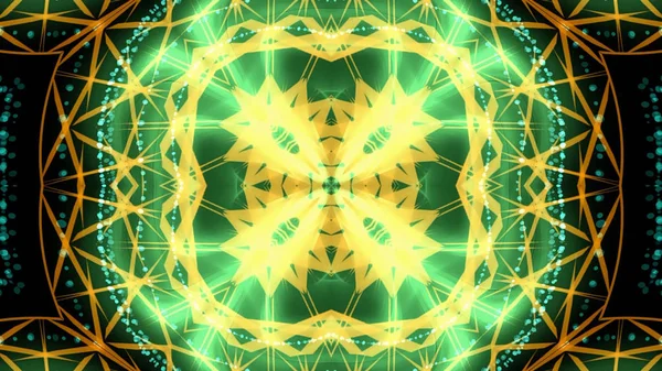 Otantik yeşil ve sarı sürekli değişen parti arka plan ışıklar