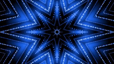 Soyut kaleidescopic Kulübü, parti, sahne ışıkları