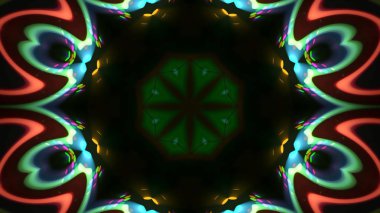 Soyut kaleidescopic Kulübü, parti, sahne ışıkları