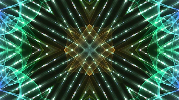 Kaleidoskopische Party Beleuchtet Hintergrund — Stockfoto