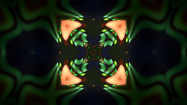 Soyut kaleidescopic Kulübü, parti, sahne ışıkları