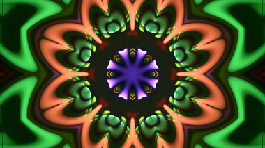 Soyut kaleidescopic Kulübü, parti, sahne ışıkları