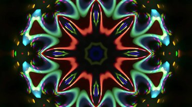 Soyut kaleidescopic Kulübü, parti, sahne ışıkları 