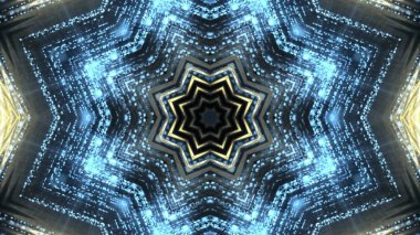 Soyut kaleidescopic Kulübü, parti, sahne ışıkları 