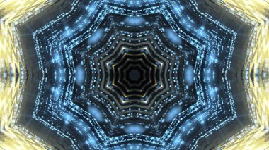 Soyut kaleidescopic Kulübü, parti, sahne ışıkları 