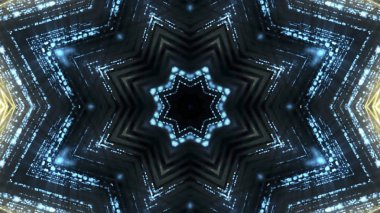 Soyut kaleidescopic Kulübü, parti, sahne ışıkları 