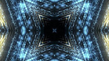 Soyut kaleidescopic Kulübü, parti, sahne ışıkları 