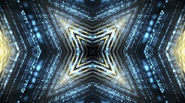 Soyut kaleidescopic Kulübü, parti, sahne ışıkları 