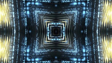 Soyut kaleidescopic Kulübü, parti, sahne ışıkları 