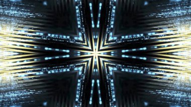 Soyut kaleidescopic Kulübü, parti, sahne ışıkları 