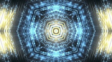 Soyut kaleidescopic Kulübü, parti, sahne ışıkları 