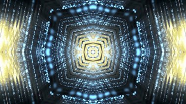 Soyut kaleidescopic Kulübü, parti, sahne ışıkları 