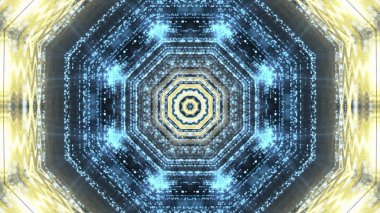 Soyut kaleidescopic Kulübü, parti, sahne ışıkları 