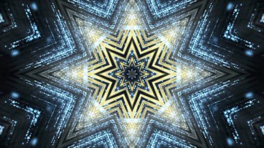 Soyut kaleidescopic Kulübü, parti, sahne ışıkları 