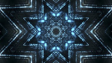 Soyut kaleidescopic Kulübü, parti, sahne ışıkları 