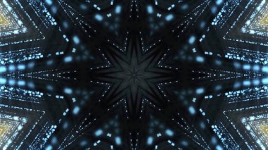 Soyut kaleidescopic Kulübü, parti, sahne ışıkları 