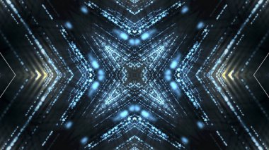 Soyut kaleidescopic Kulübü, parti, sahne ışıkları 